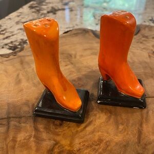 Vintage Boots Salt & Pepper Shakers
Orange 1950s